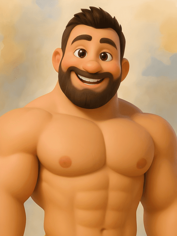 Digital 3D cartoon drawing【Digital file ONLY】